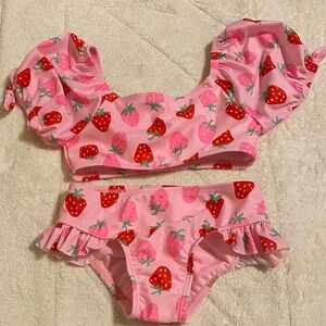 Wonder Nation Pink Strawberry Bikini